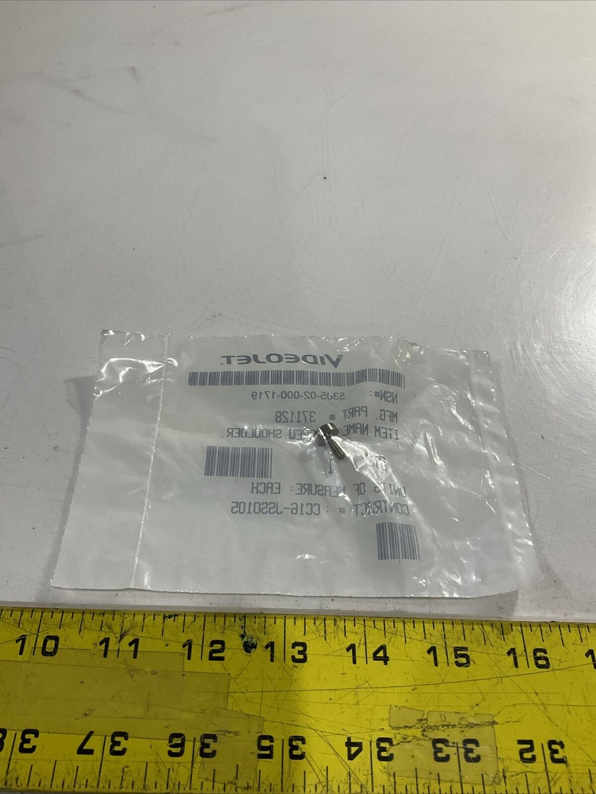 VIDEOJET 371128 SHOULDER SCREW LOT OF 17 U3S