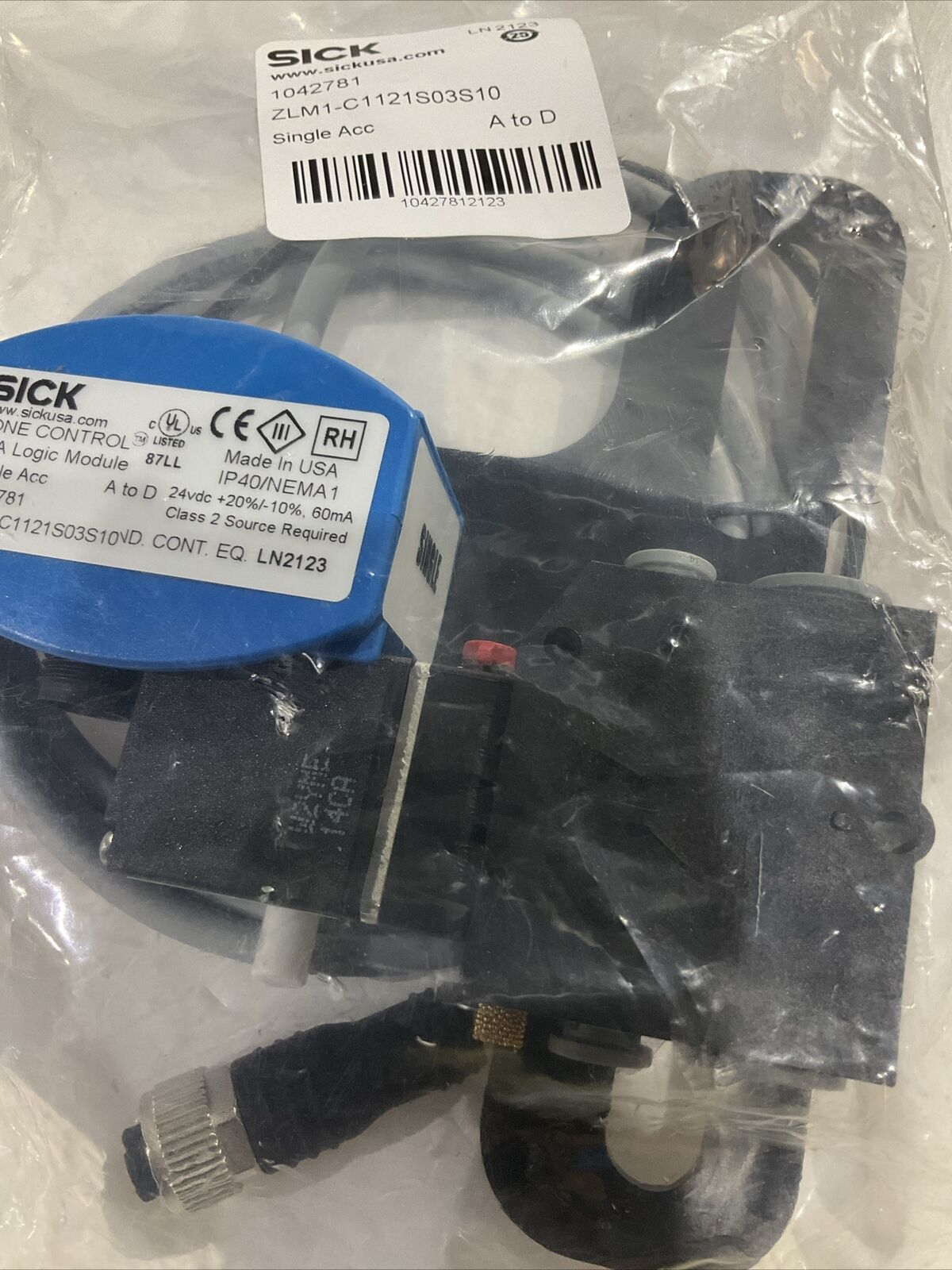 SICK 1042781 ZONE CONTROL ZPA LOGIC MODULE LOT OF 3 U3S