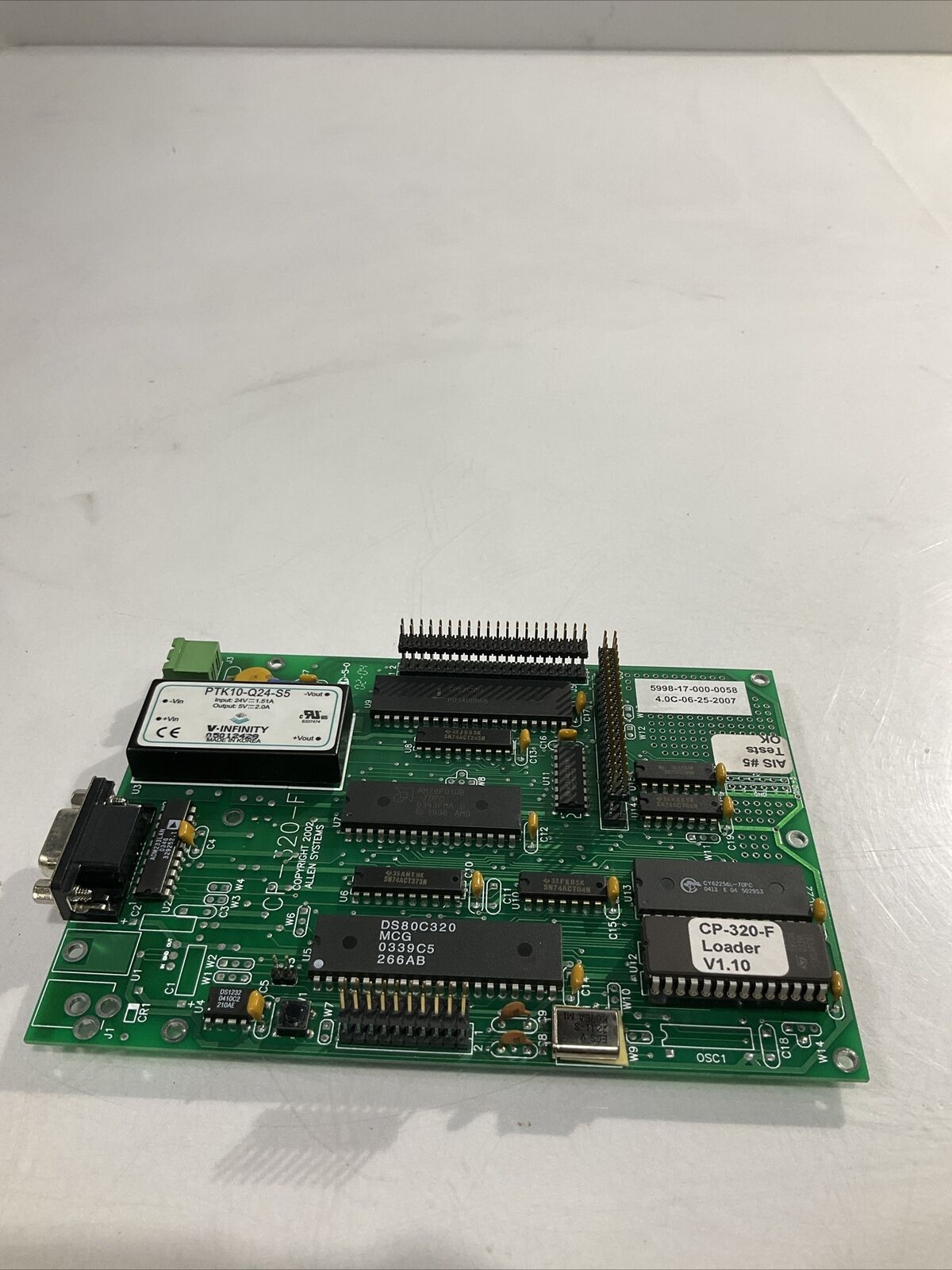 ALLEN SYSTEMS PCB CP-320-F   U3S