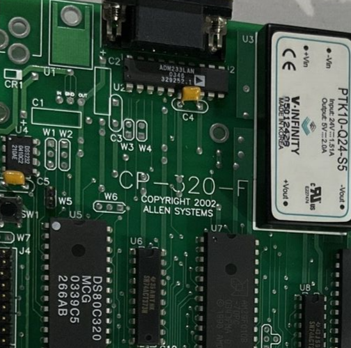ALLEN SYSTEMS PCB CP-320-F   U3S