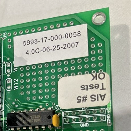 ALLEN SYSTEMS PCB CP-320-F   U3S