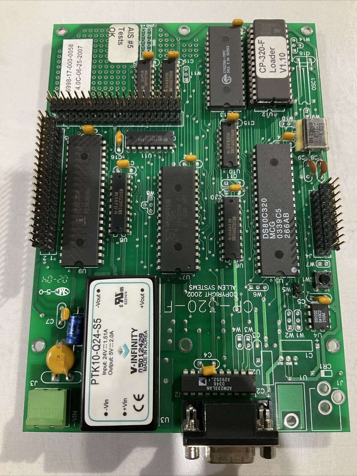 ALLEN SYSTEMS PCB CP-320-F   U3S