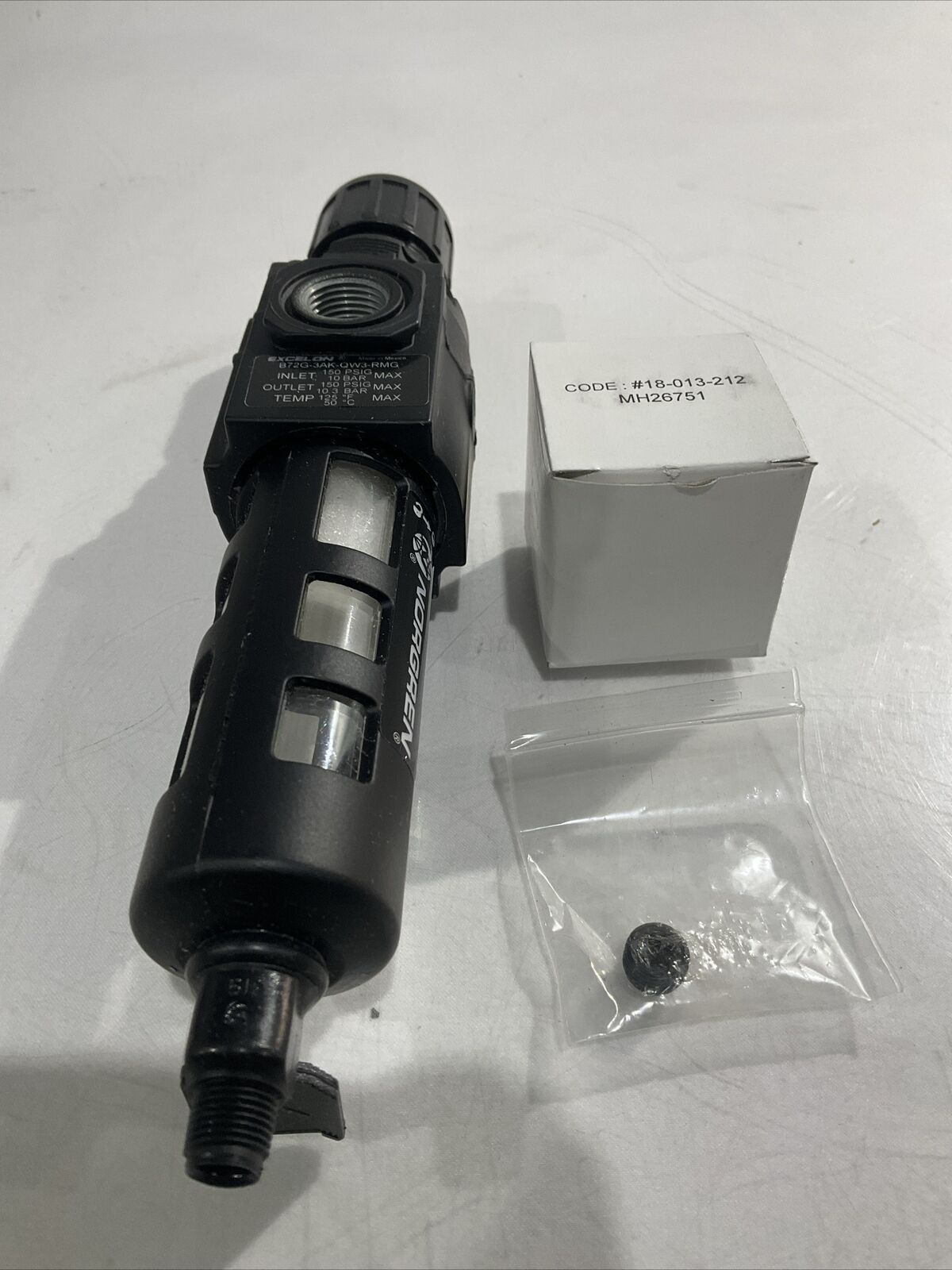 NORGREN  B72G-3AK-QW3-RMG PNEUMATIC FILTER/ REGULATOR 150 PSIG U3S