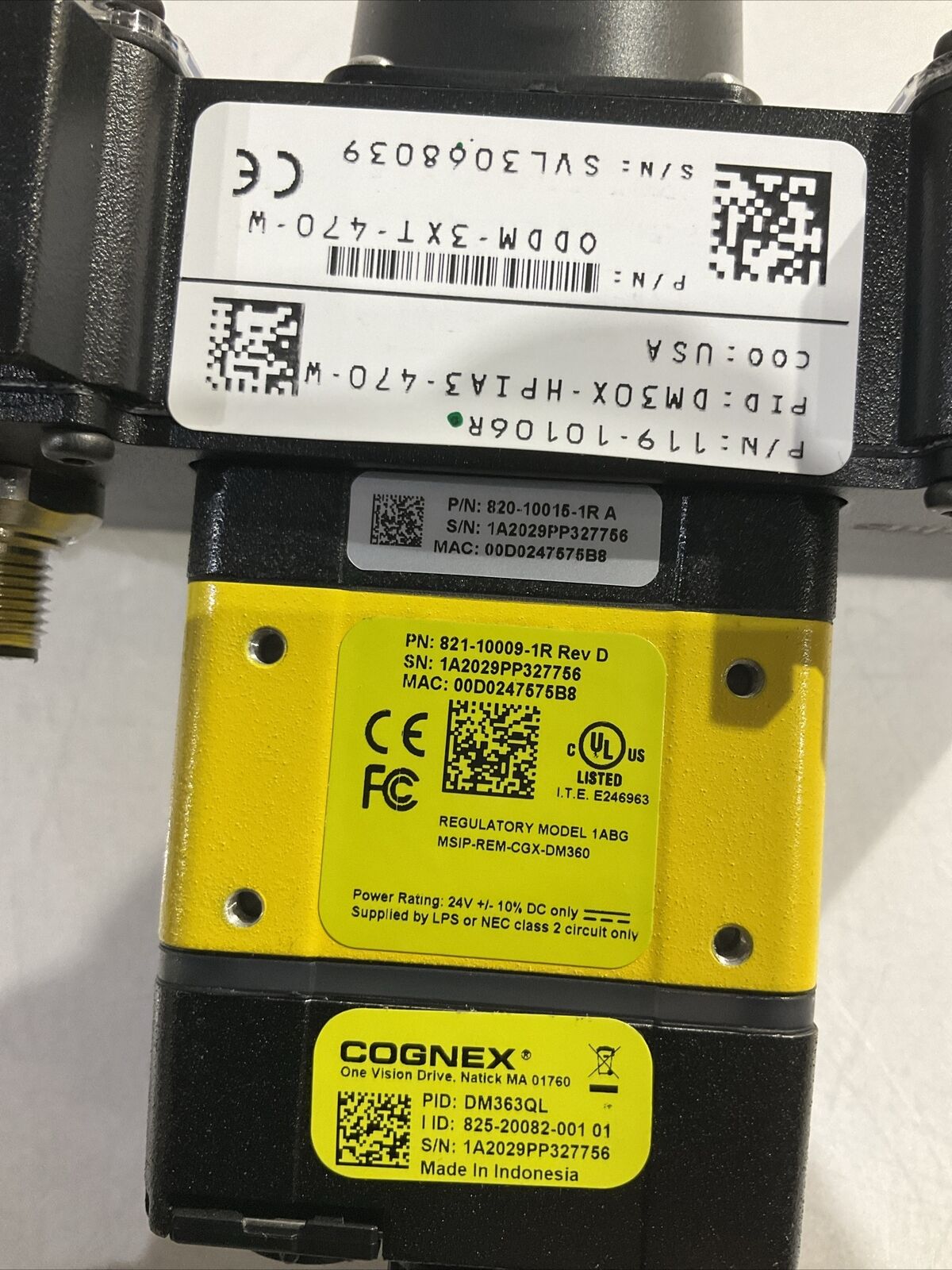 COGNEX 830-20133-001 DMR-363QL-USPSBLS3 KIT DMR-363QL U3S – Industrial ...