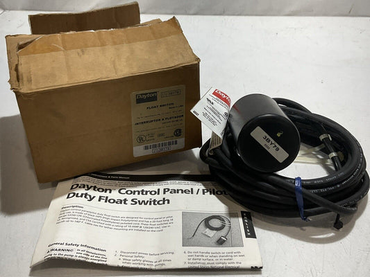 DAYTON  3BY79  CONTROL PANEL / PILOT DUTY FLOAT  SWITCH  U3S