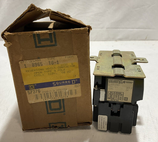 SQUARE D 8965 57276  REVERSING  HOIST  CONTRACTOR 3 POLE  U3S