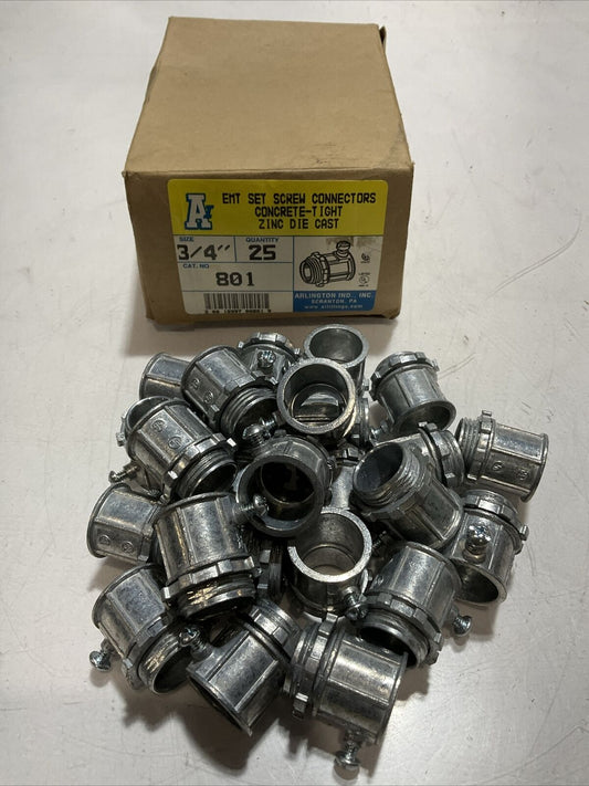 ARLINGTON IND 801  CONCRETE- TIGHT  ZINC DIE CAST  LOT OF 25 U3S