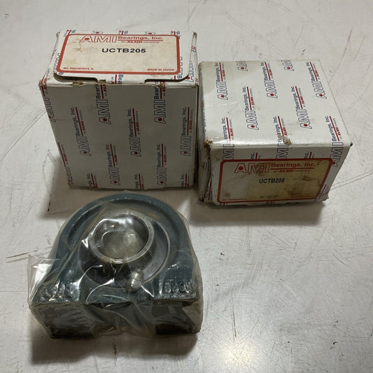 AMI UCTB205 BEARINGS LOCKS LOT OF  2 RN6