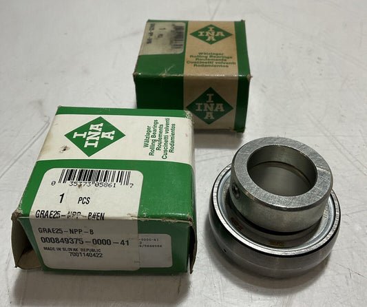 IINAA   GRAE25-NPP-B  WALZLAGER ROLLING BEARING ROULEMENTS LOT OF 2  RN6