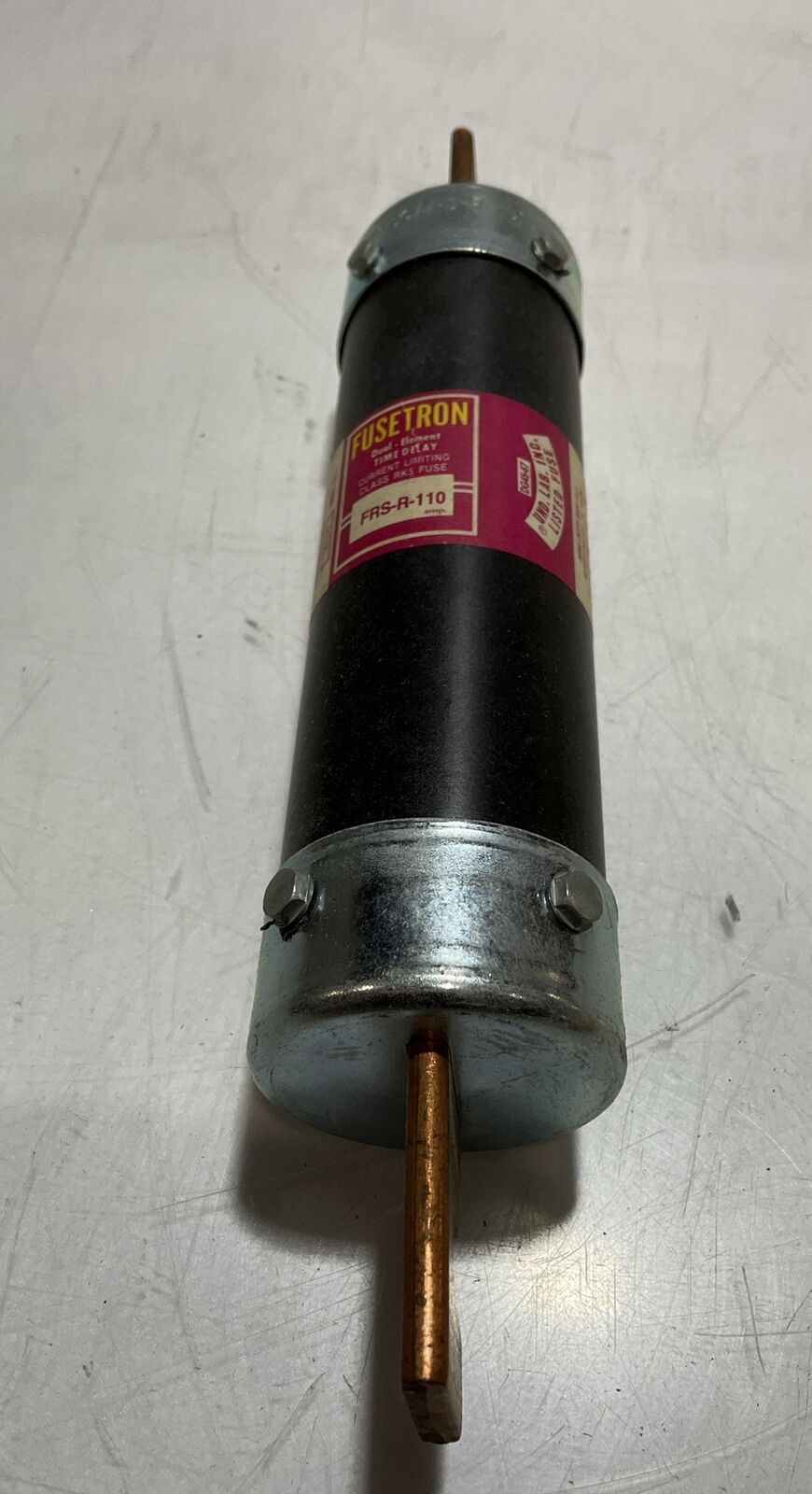 FUSETRON FRS-R110 CLASS RK5 DUAL-ELEMENT FUSE 300V LOT OF 3 U3S