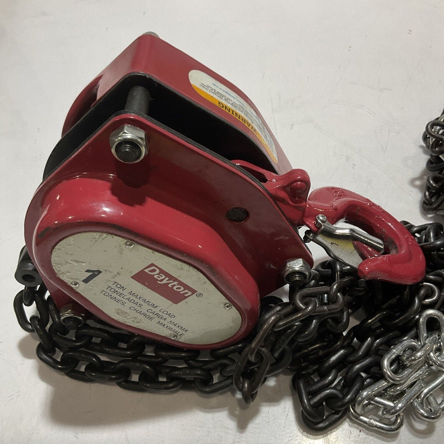 DAYTON  1VW56  1TON MANUAL  HAND CHAIN HOIST  U3S