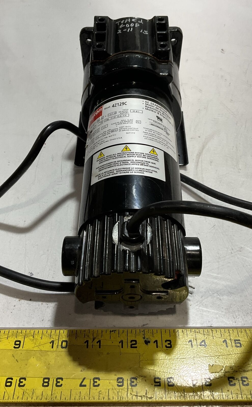 DAYTON  4Z129C  DC GERMOTOR  U3S