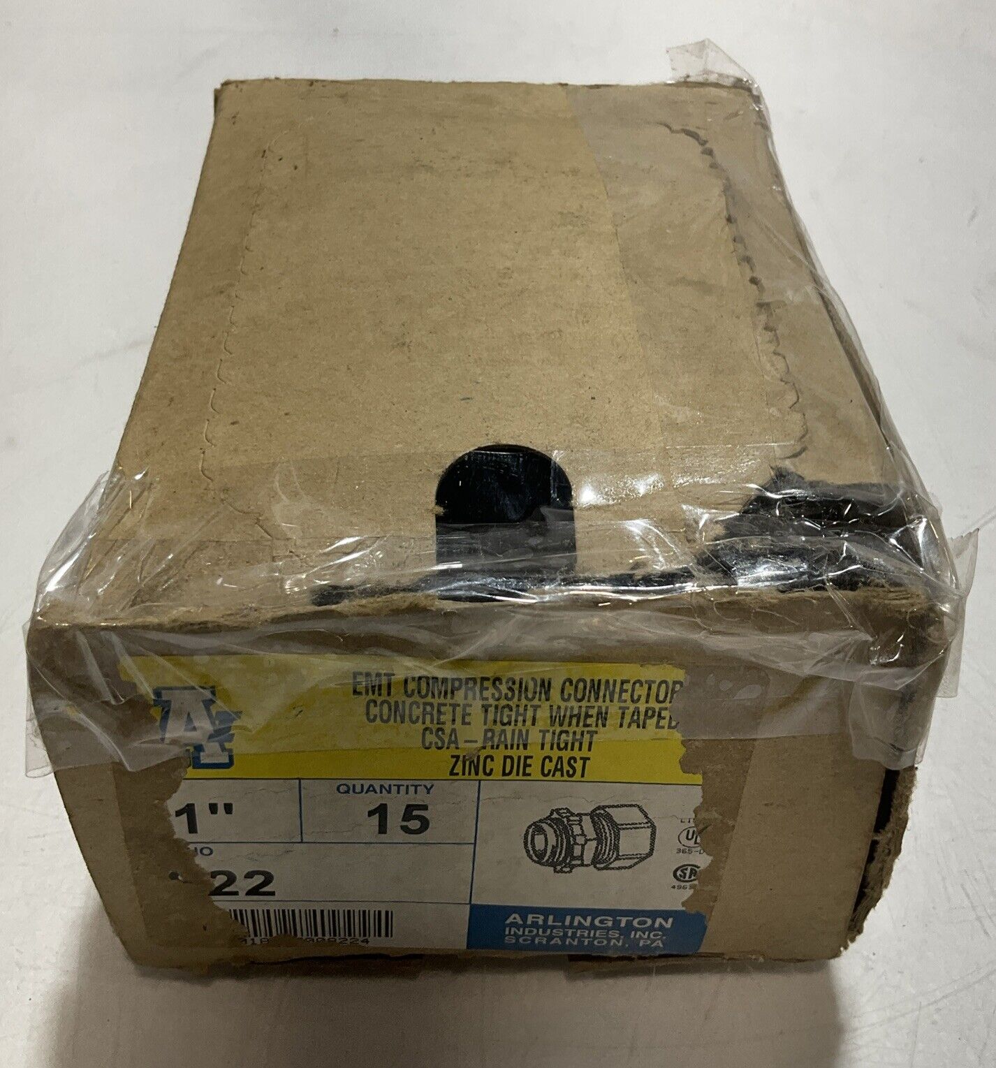 ARLINGTON INDUSTRIES 822  CSA-RAIN  TIGHT ZINC DIE CAST LOT OF  22  U3S