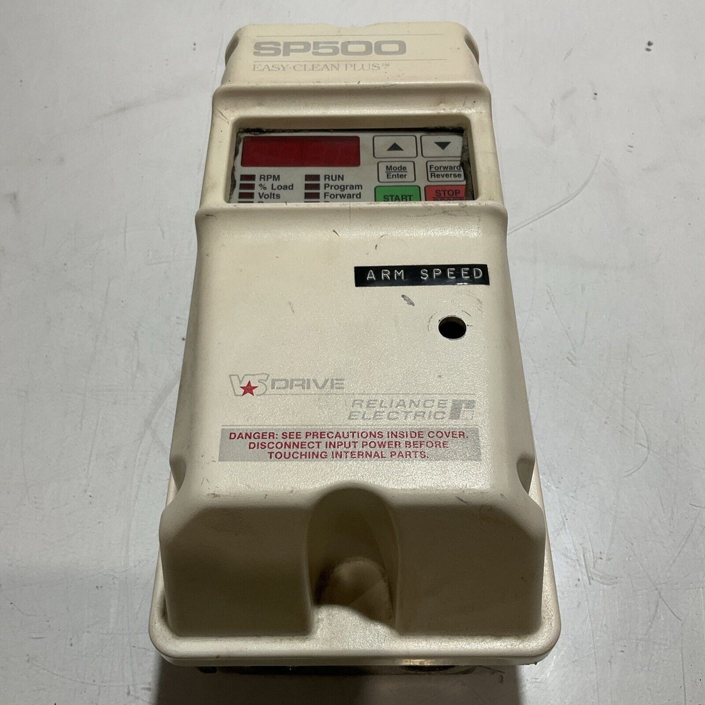 RELIANCE 1SU24001 1HP ELECTRIC SP500 EASY CLEAN PLUS  ARM SPEED VS DRIVE U3S