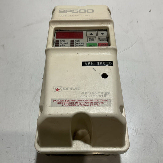 RELIANCE 1SU24001 1HP ELECTRIC SP500 EASY CLEAN PLUS  ARM SPEED VS DRIVE U3S
