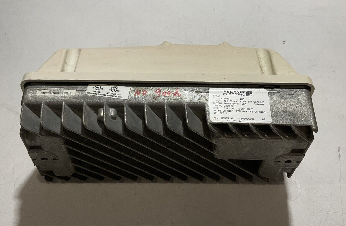RELIANCE 1SU24001 1HP ELECTRIC SP500 EASY CLEAN PLUS  ARM SPEED VS DRIVE U3S