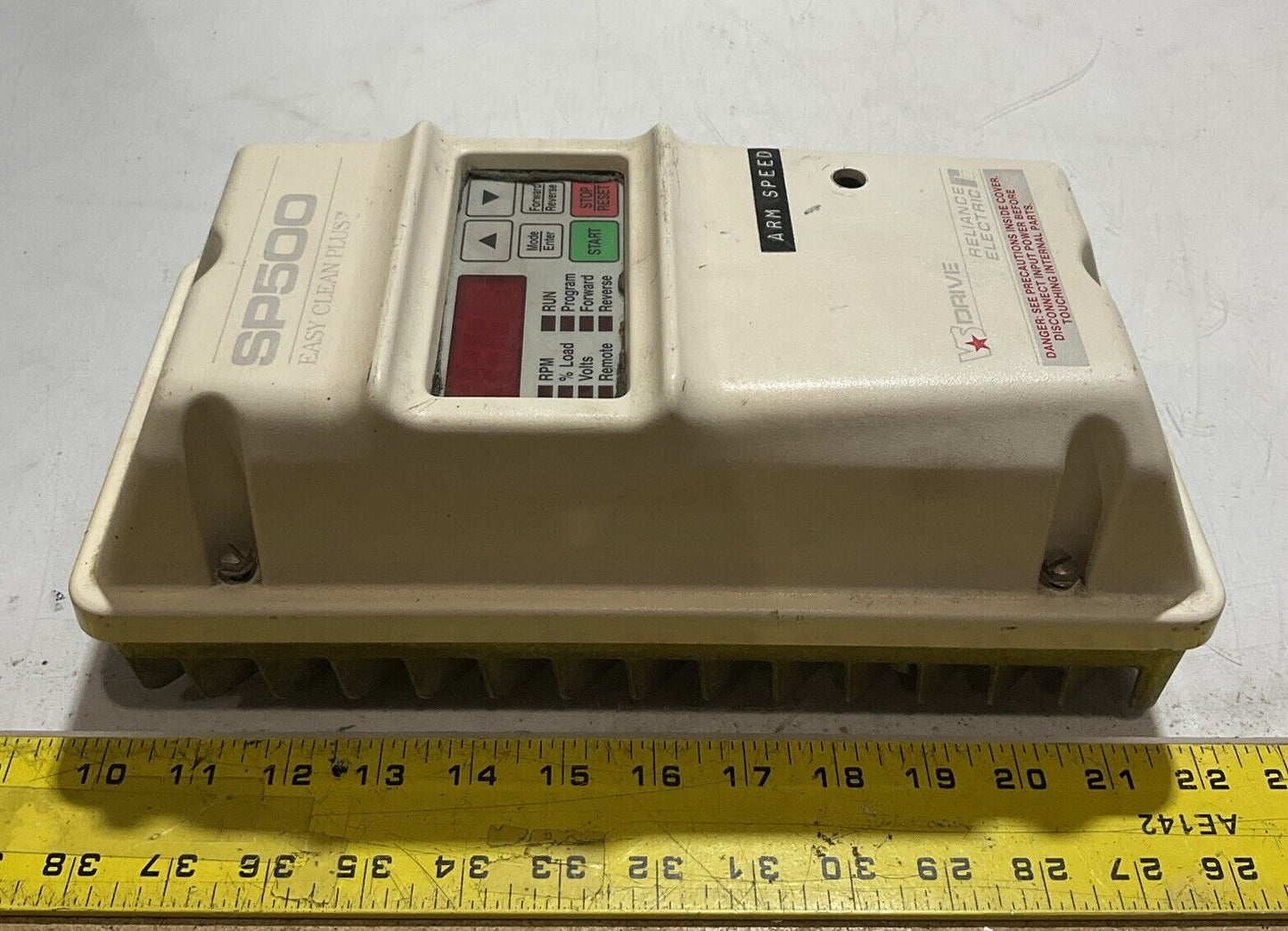 RELIANCE 1SU24001 1HP ELECTRIC SP500 EASY CLEAN PLUS  ARM SPEED VS DRIVE U3S