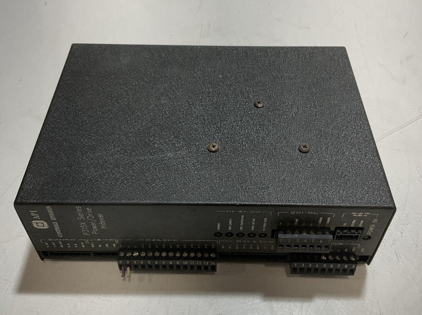 API CONTROL DIVISION P315X SERIES POWER /DRIVE  INDEXER  U3S