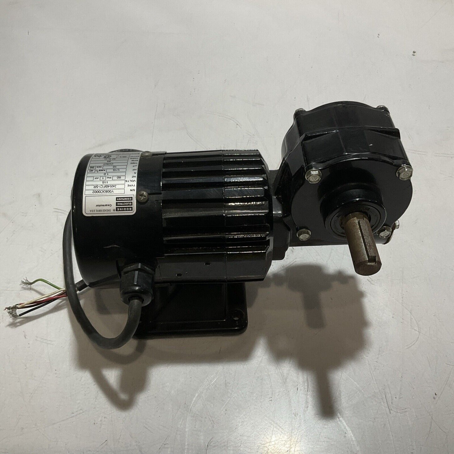 BODINE  ELECTRIC  COMPAN  34X4BFCI-5R  GEARMOTOR  U3S