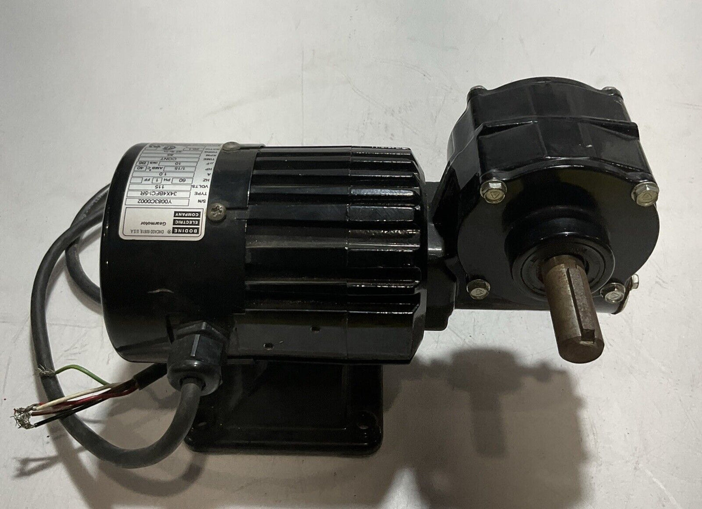 BODINE  ELECTRIC  COMPAN  34X4BFCI-5R  GEARMOTOR  U3S