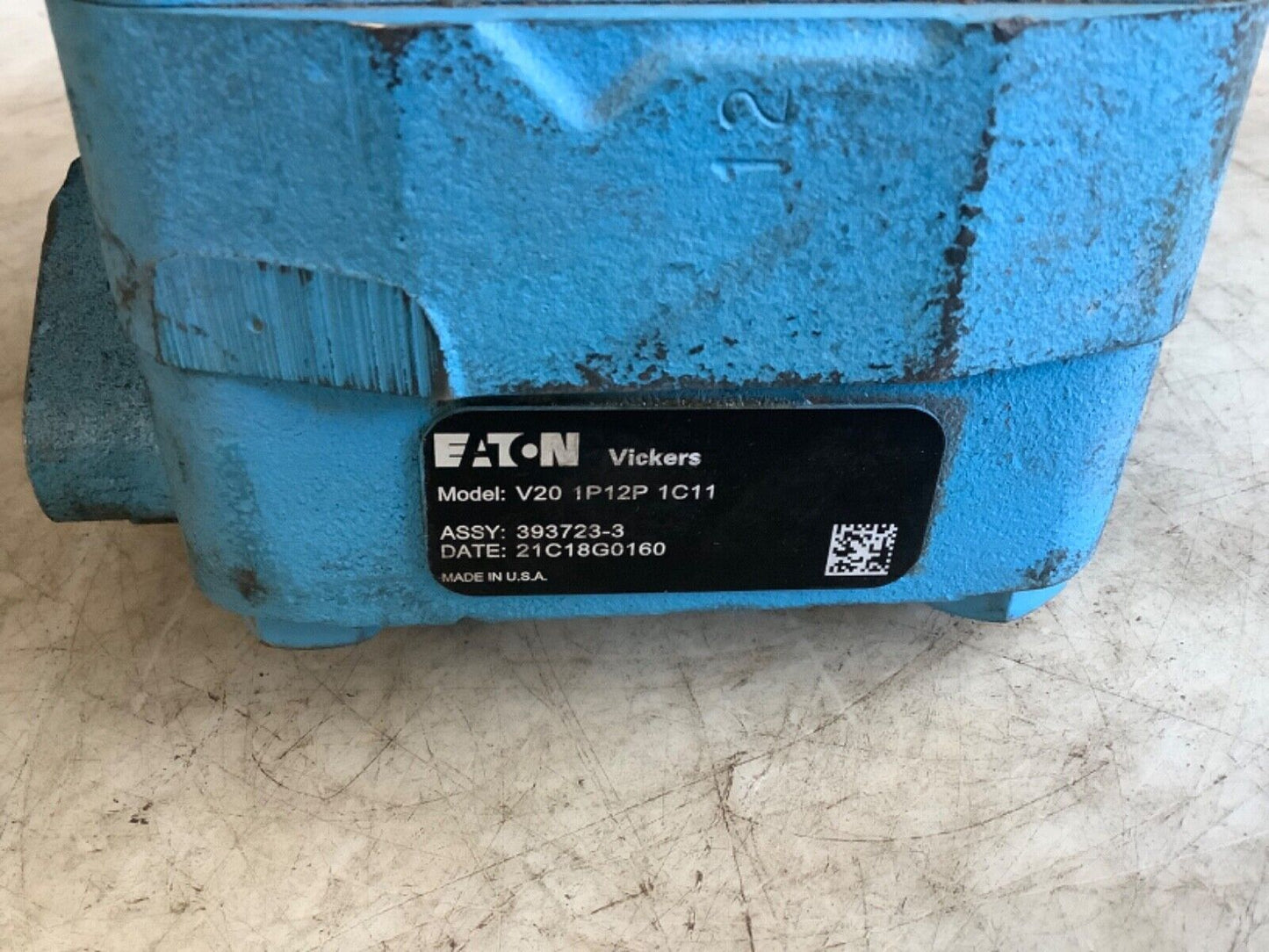 EATON 393723-3 V20 1P12P 1C11 HYDRAULIC VANE PUMP 222