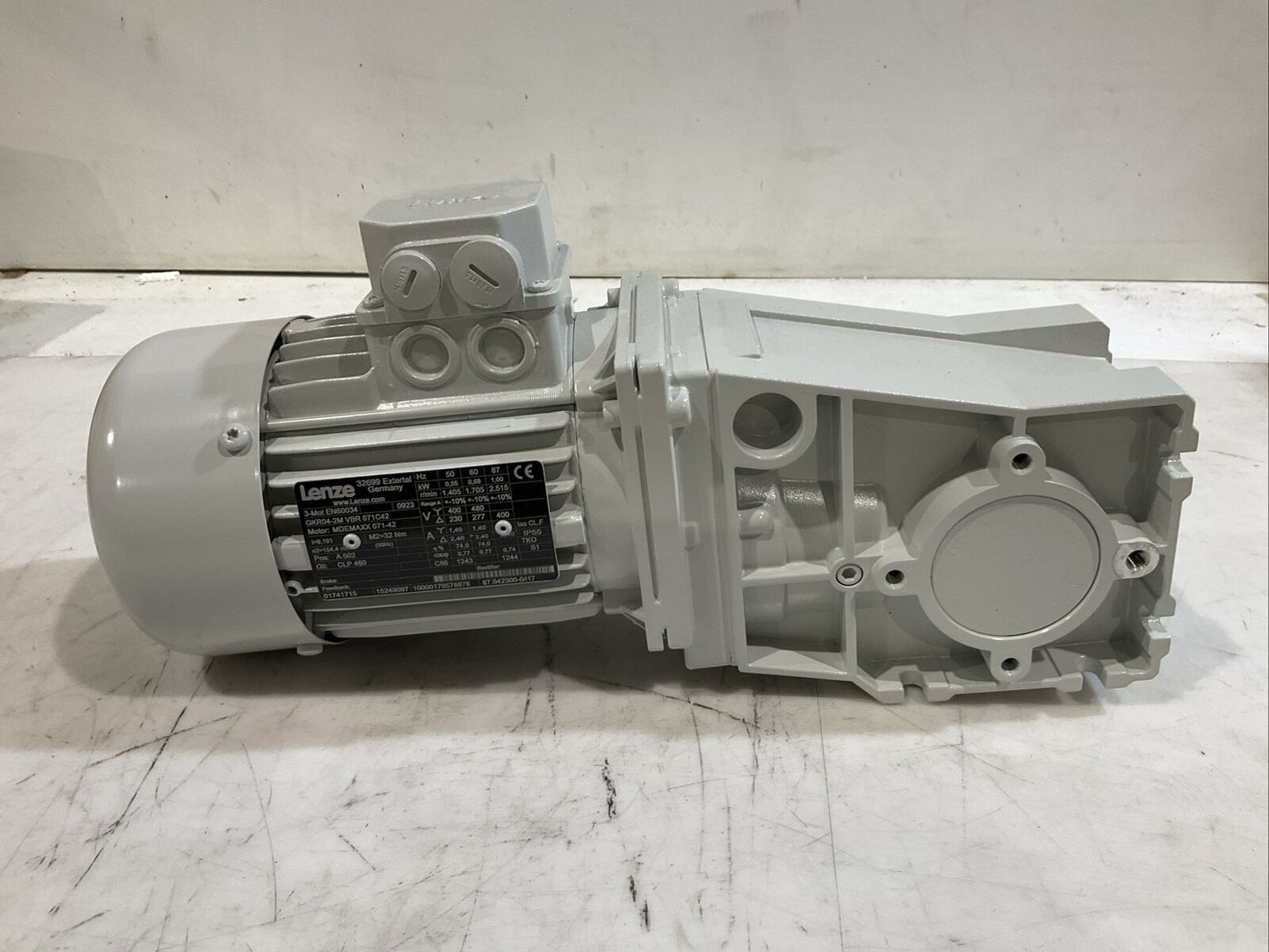 LENZE GKR04-2M VBR 071C42 MDEMAXX 072-42 GEARBOX MOTOR U3S