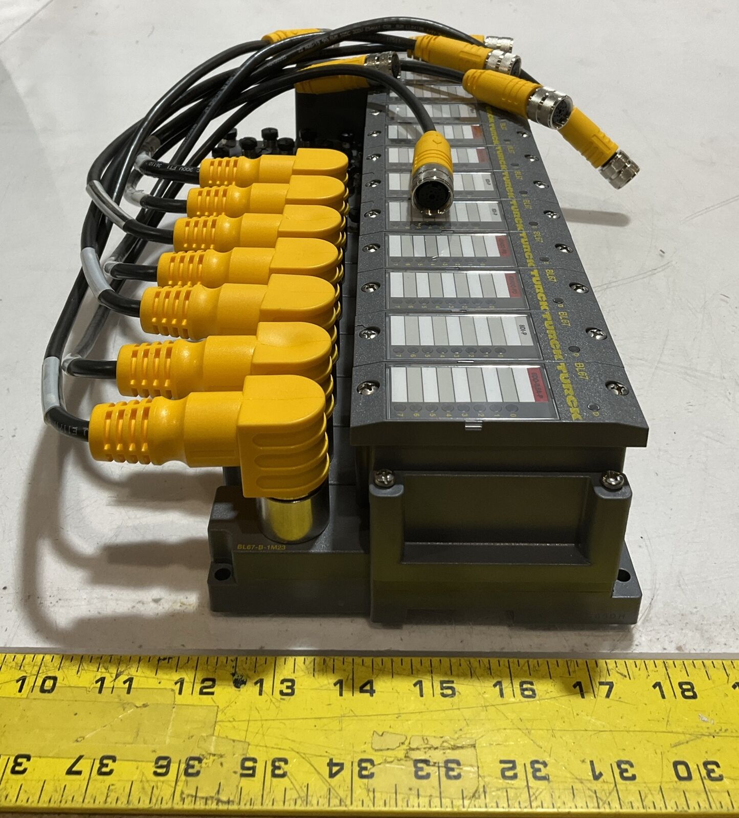 TURCK 165K100 BL67 TW-CO 8DI-P 8DO-0,5A-P BL67-B-4M12-P CANOPEN ASSEMBLY U3S