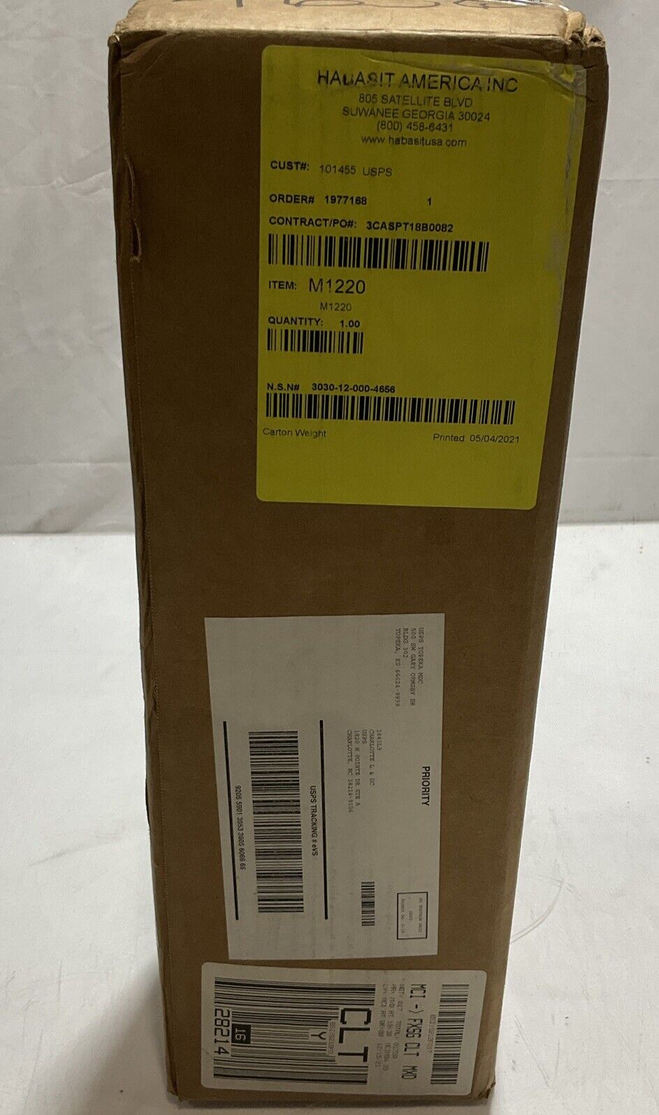 HABASIT AMERICA M1220 MODULAR BELTING 17.7X6.04 U3S