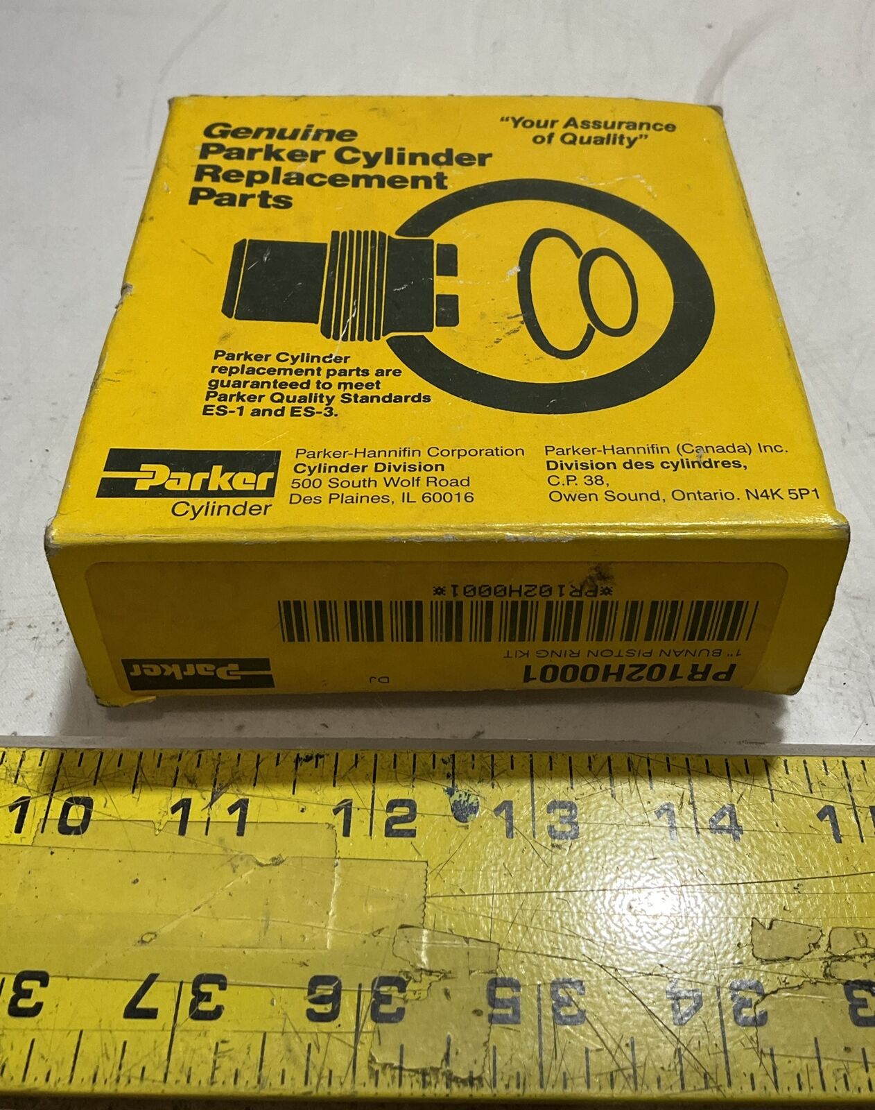 PARKER PR102H001 CYLINDER REPLACEMENT PART SEAL KIT  U3S