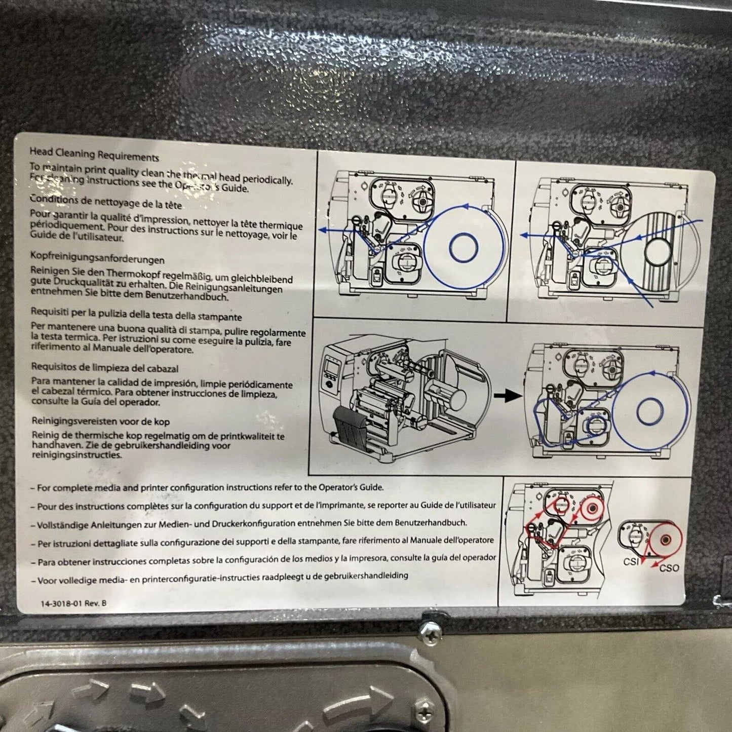 HONEYWELL I-4212E CLASS MARK II THERMAL BARCODE LABEL PRINTER F8L