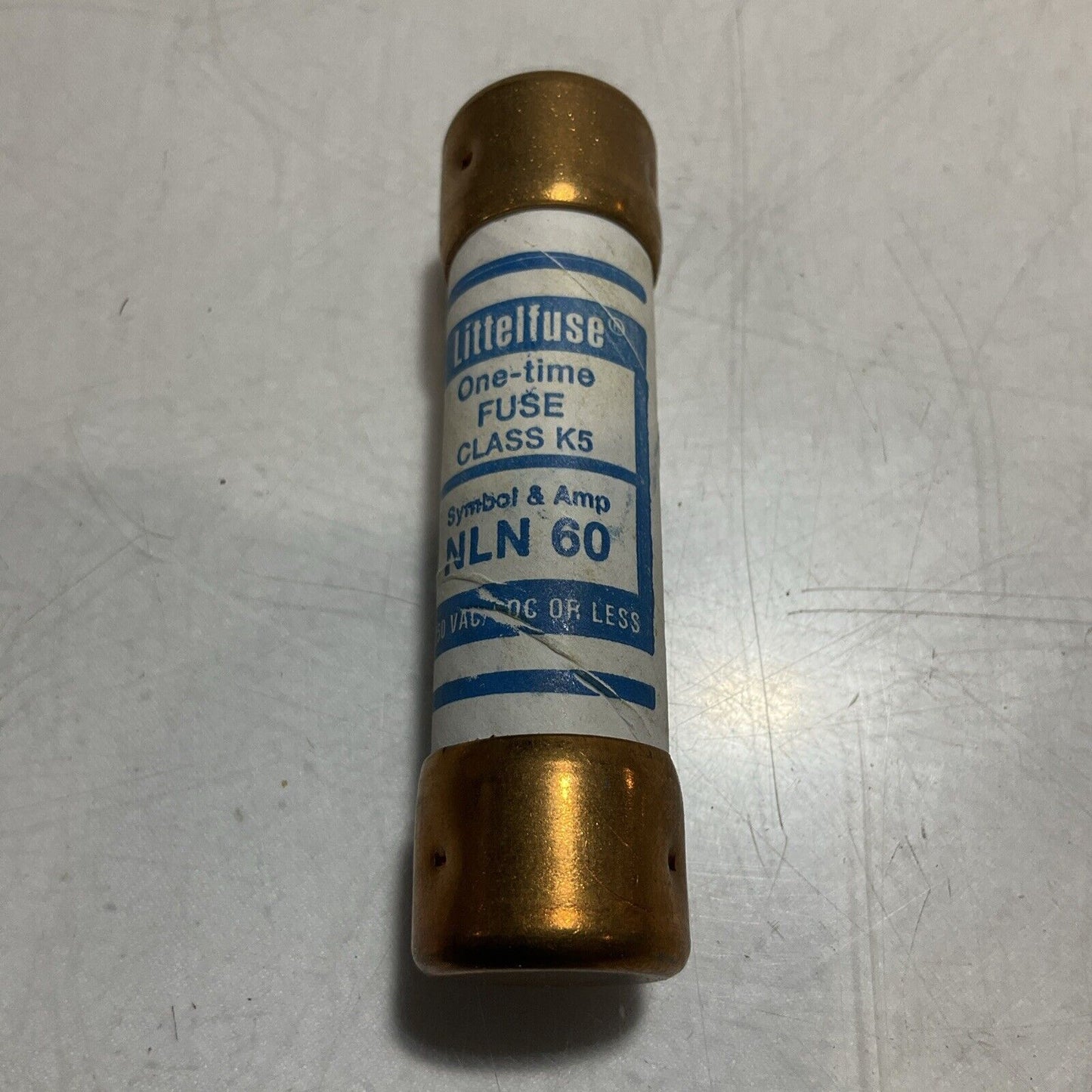 LITTELFUSE  NLN 60  CLASS  K5 ONE-TIME FUSE LOT OF 8 U3S