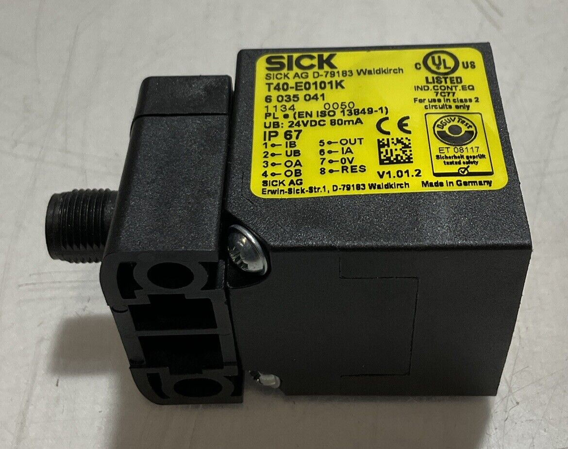 SICK  T40-E0101K  SAFETY SWITCH 24VDC   U3S