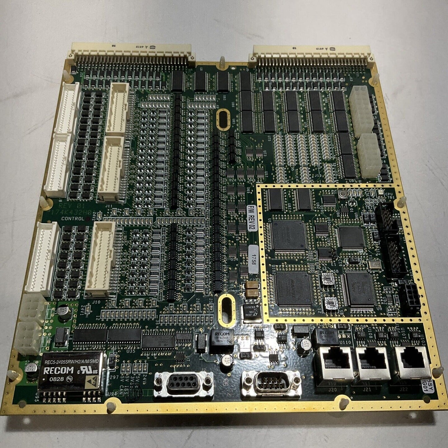 HANNSTAR KMV-4 94V-00837 BOARD ASSY CONTROL PROGRAMMED 174k430G01 F/W REV 02 U3S
