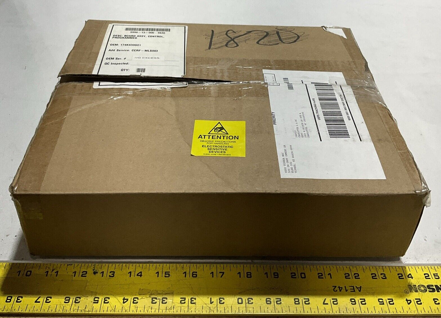 HANNSTAR KMV-4 94V-00837 BOARD ASSY CONTROL PROGRAMMED 174k430G01 F/W REV 02 U3S