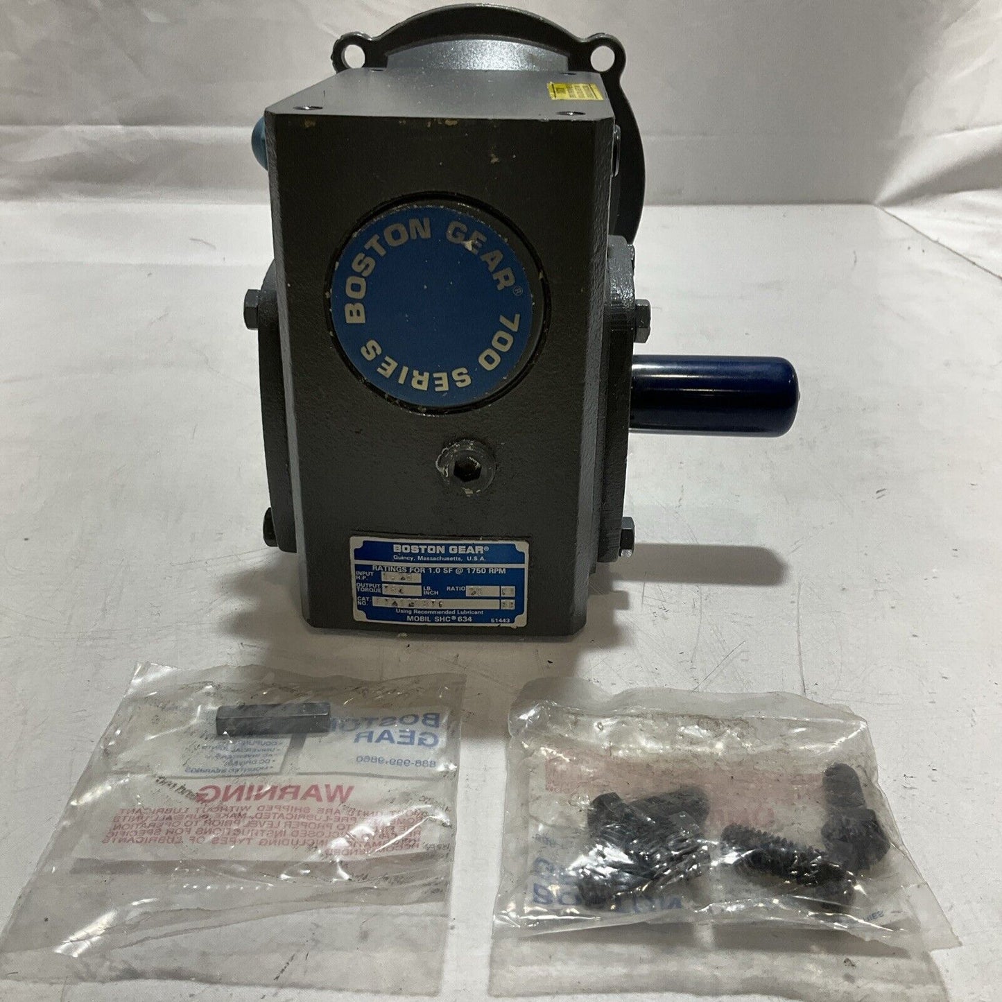 BOSTON GEAR F72120B76 FACE SPEED REDUCER U4M