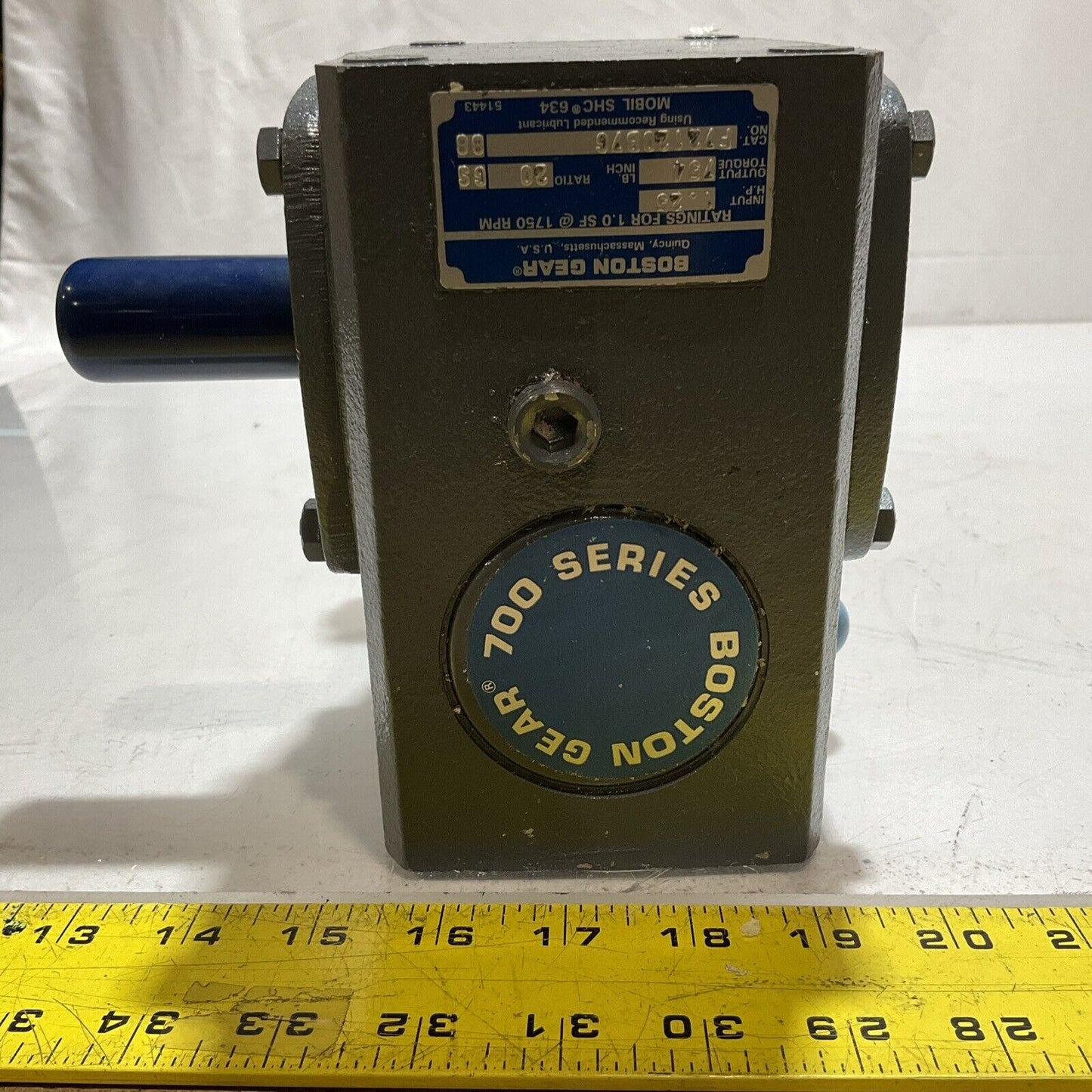 BOSTON GEAR F72120B76 FACE SPEED REDUCER U4M