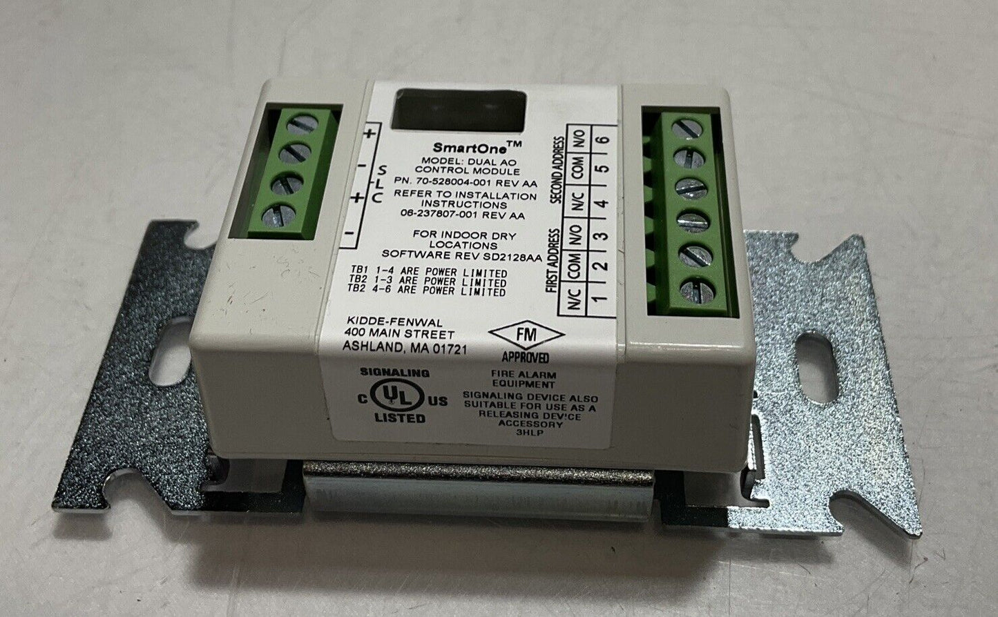 KIDDE FIRE SYSTEM 70-528004-001 SMARTONE ADDRESSABLE RELAY OUTPUT  LOT OF 2 F8L