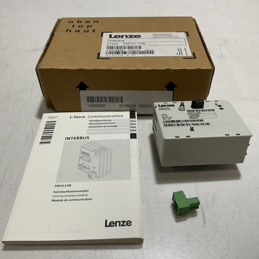 LENZE EMF2113IB FUNCTION MUDULE INTERBUS 24V U3S