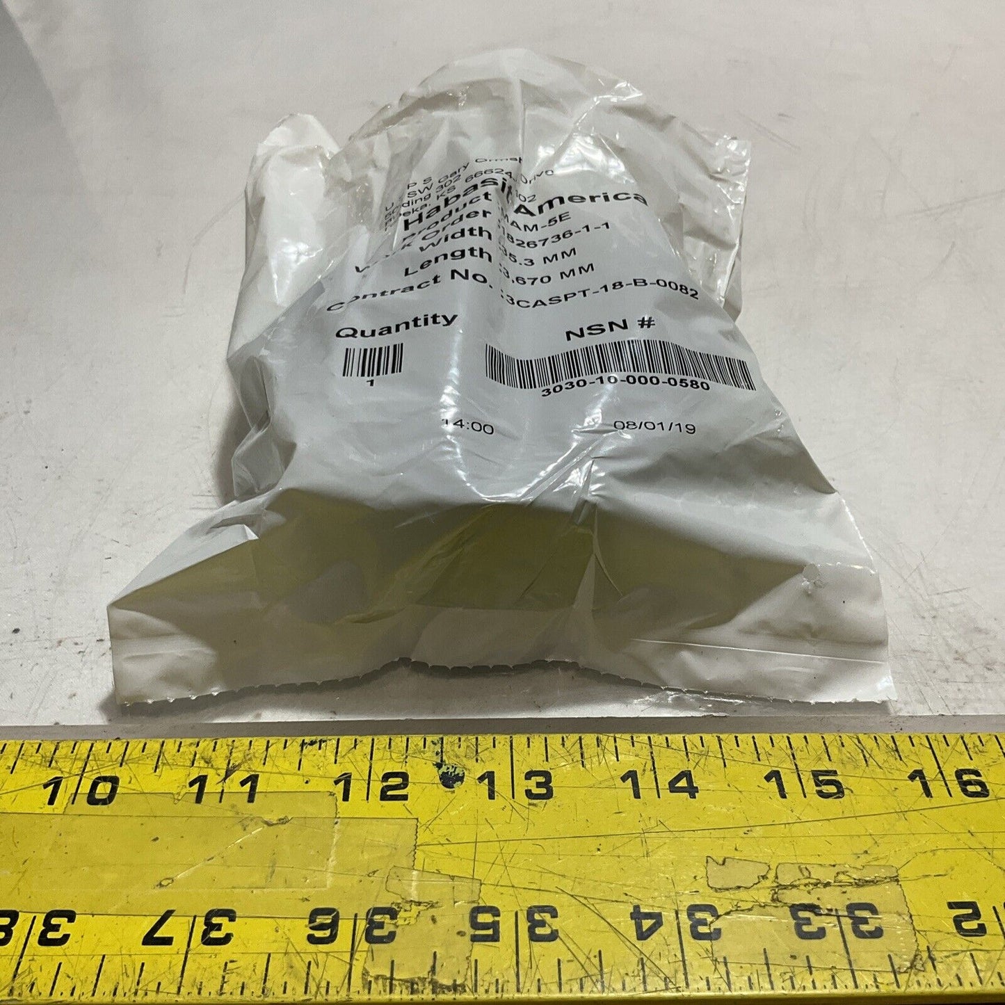 HABASIT  AMERICA  MAM-5E   35.3MM X 3670MM CONVEYOR BELT LOT OF  25  U3S