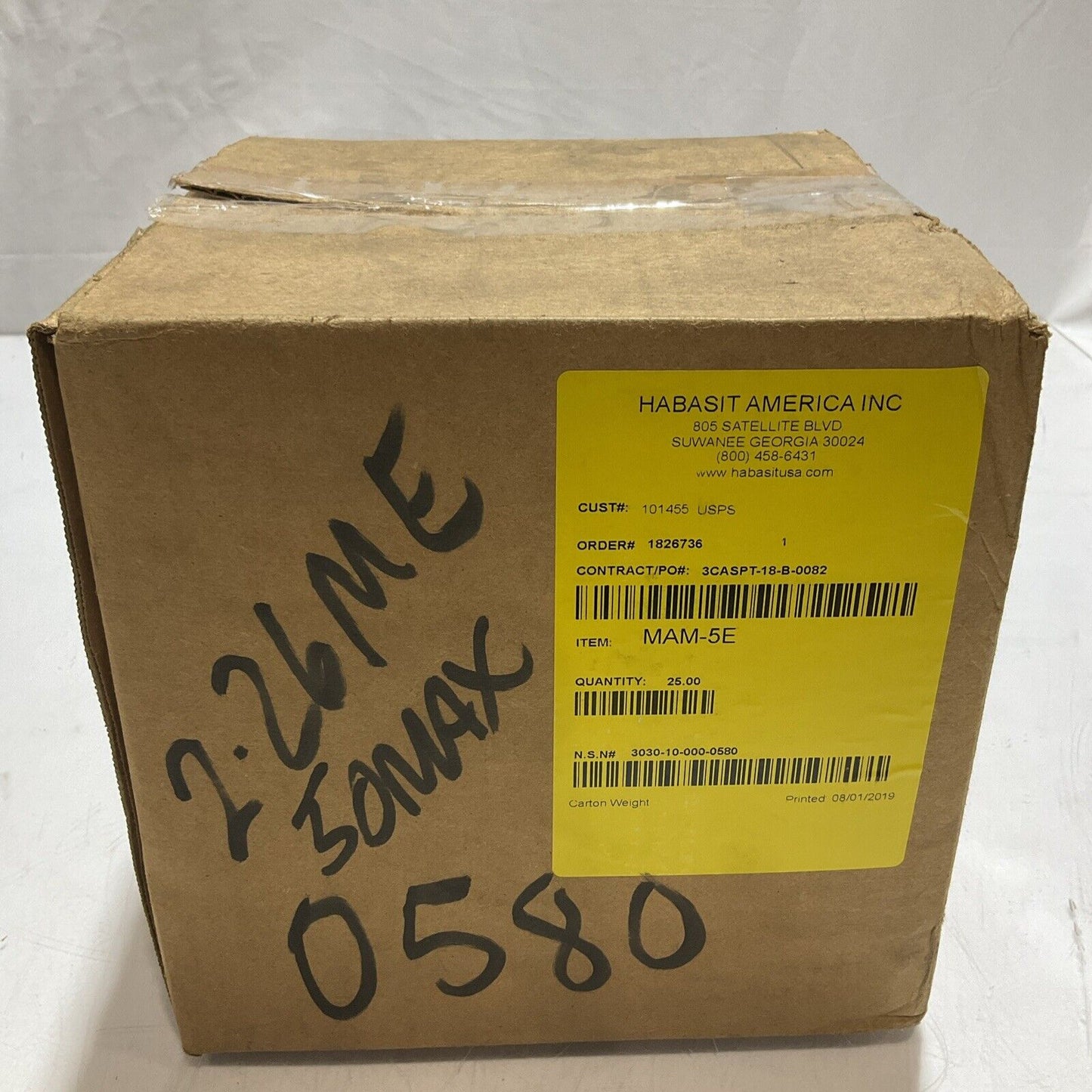 HABASIT  AMERICA  MAM-5E   35.3MM X 3670MM CONVEYOR BELT LOT OF  25  U3S