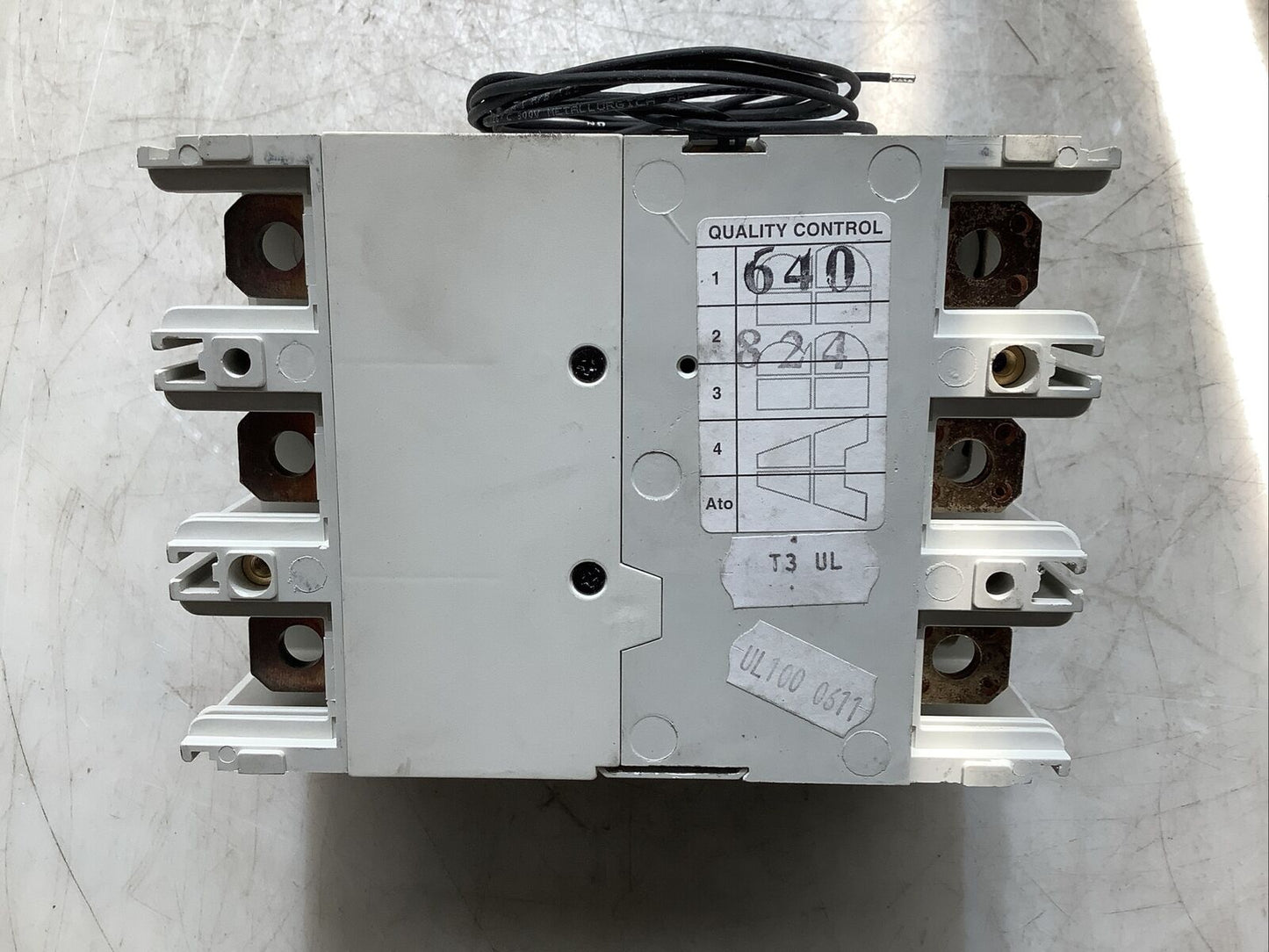 ABB SACE TMAX T3N 225 CIRCUIT BREAKER 100A 3P U3S