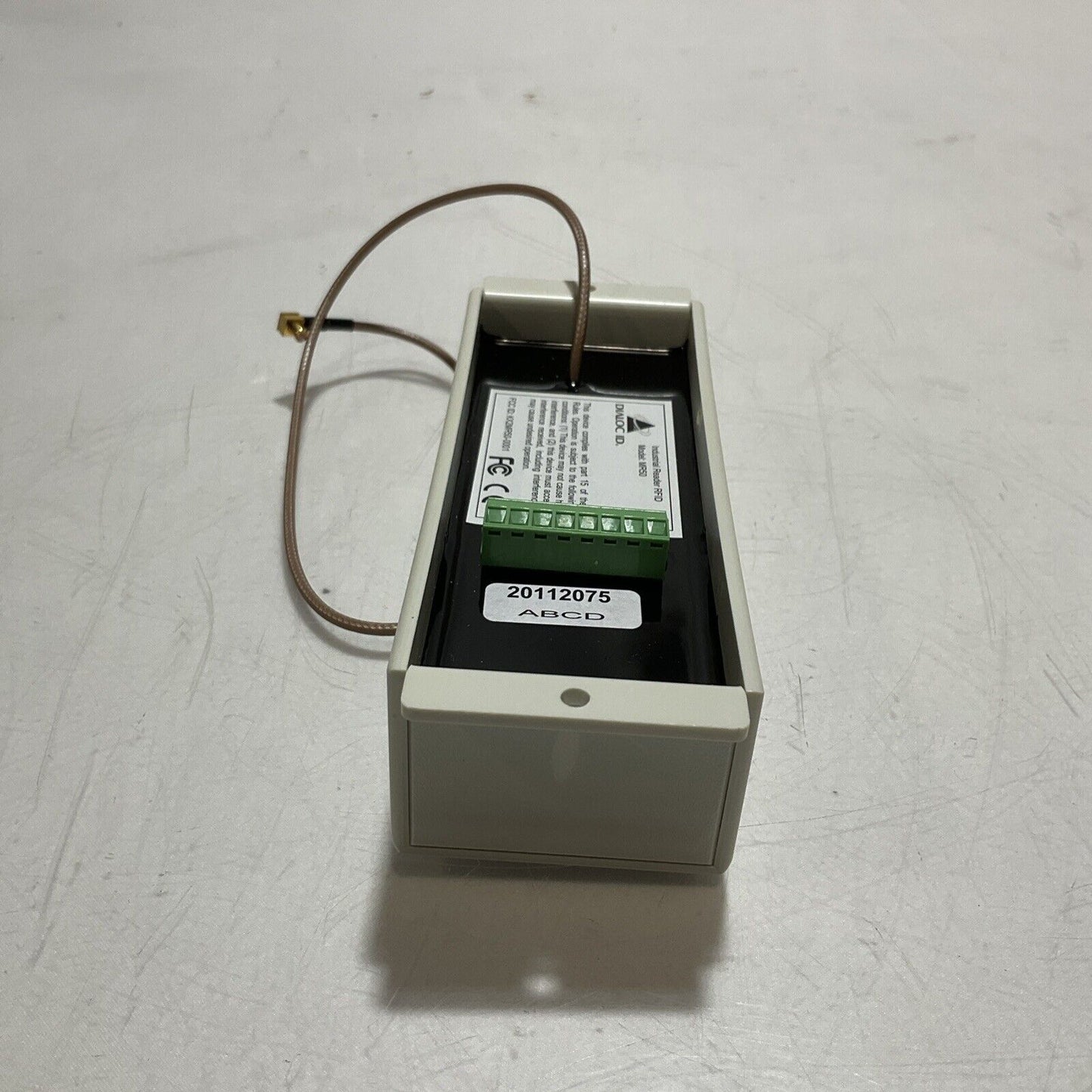 DIALOC MR50 ID 20112075 READER RADIO FREQUENCY INDENTIFICATIC U3S