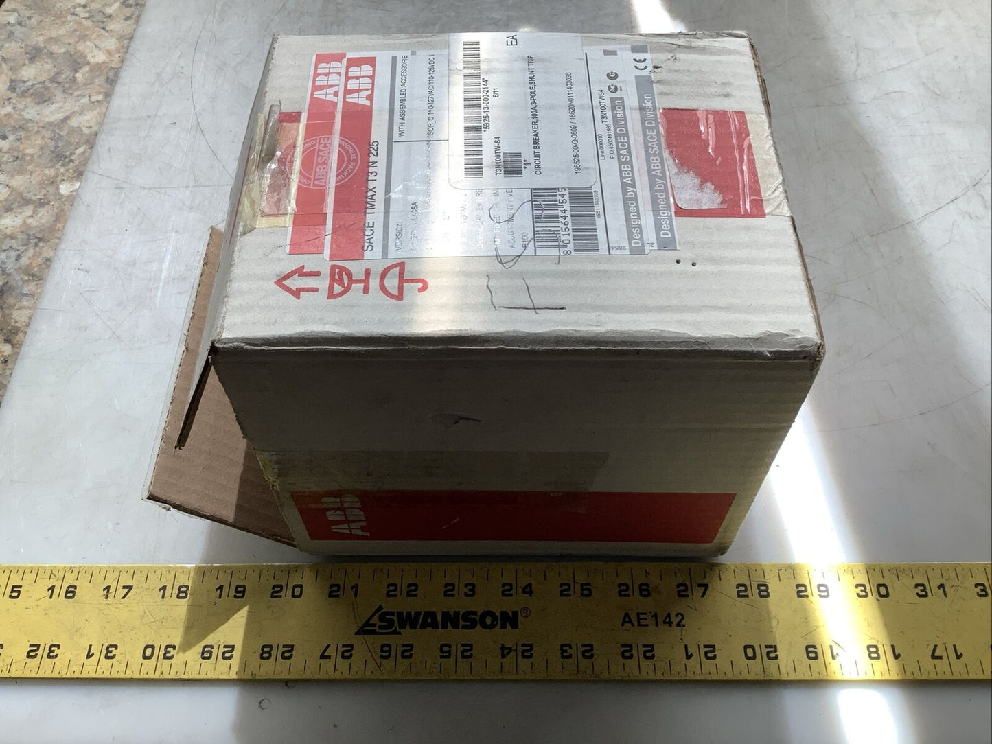 ABB SACE TMAX T3N 225 CIRCUIT BREAKER 100A 3P U3S