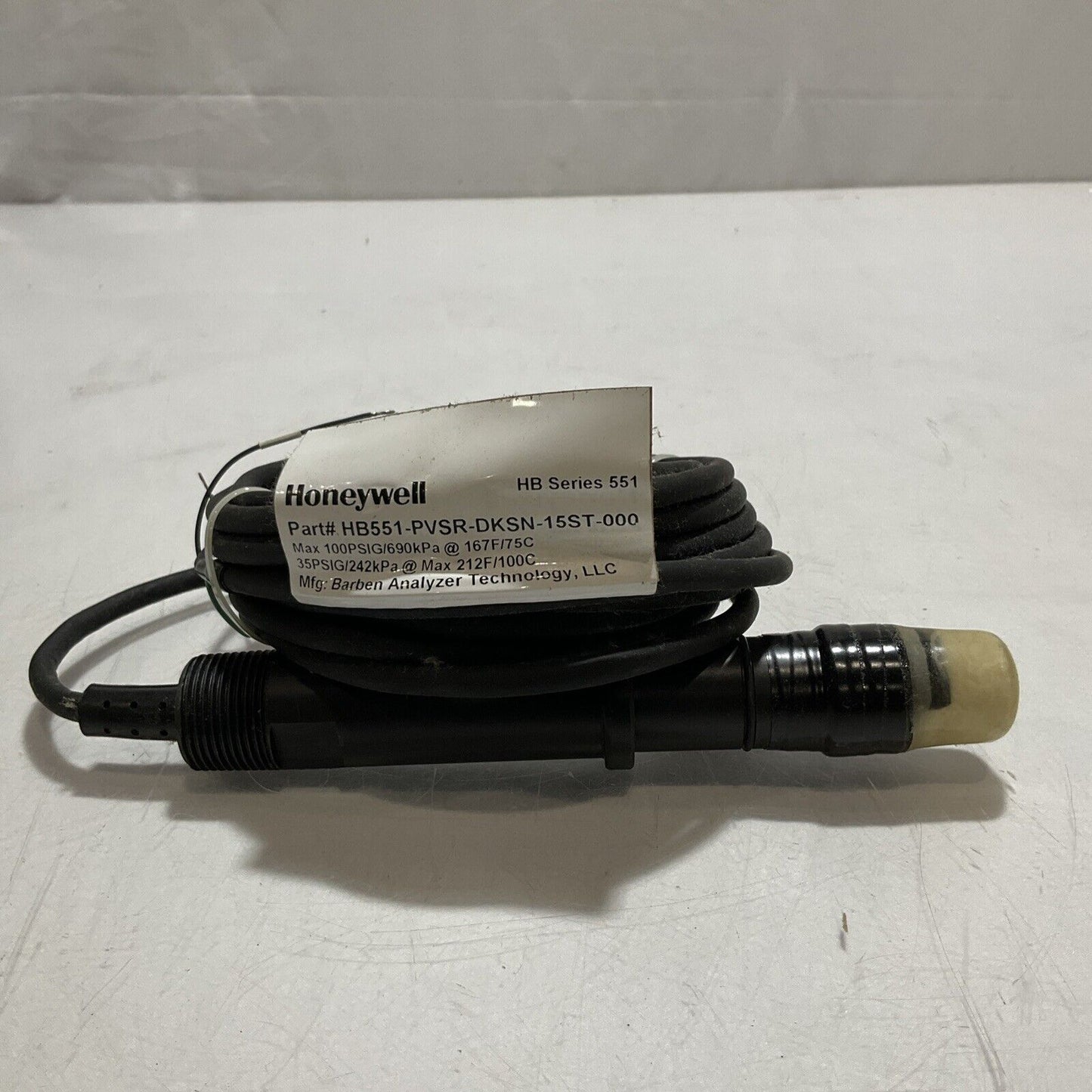 HONEYWELL HB551-PVSR-DKSN-15ST-000 QUICK CHANGE HB SENSOR U3S