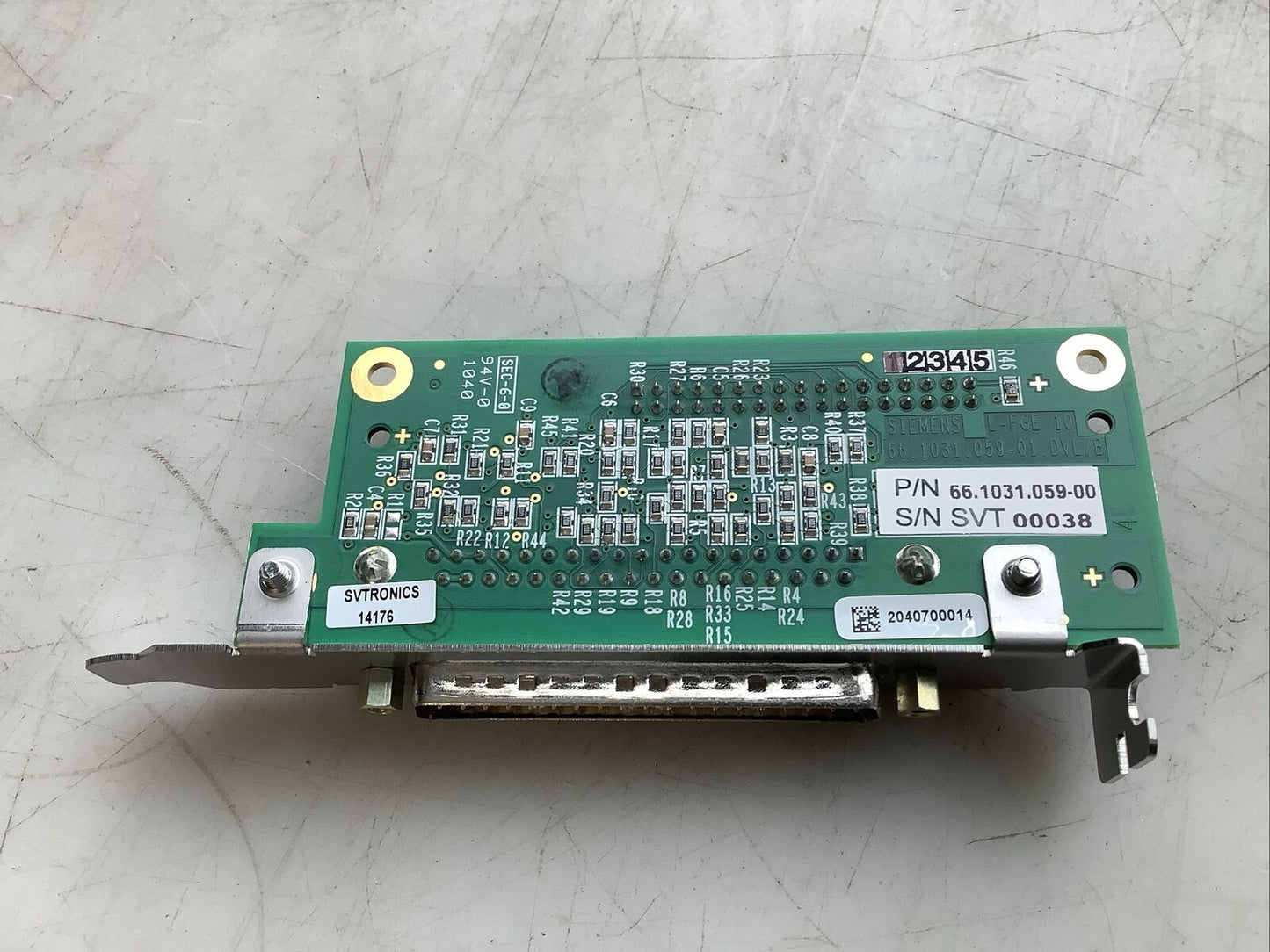 SIEMENS 66.1031.059-00 L-FGE 10 PCB ASSEMBLY U3S