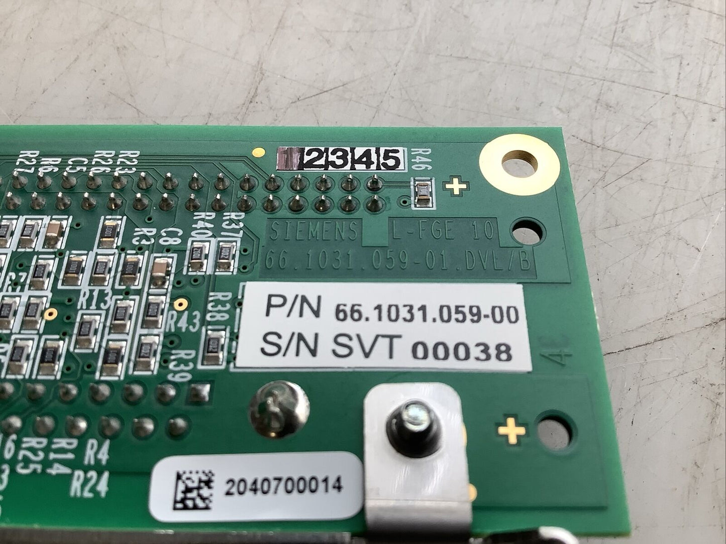 SIEMENS 66.1031.059-00 L-FGE 10 PCB ASSEMBLY U3S