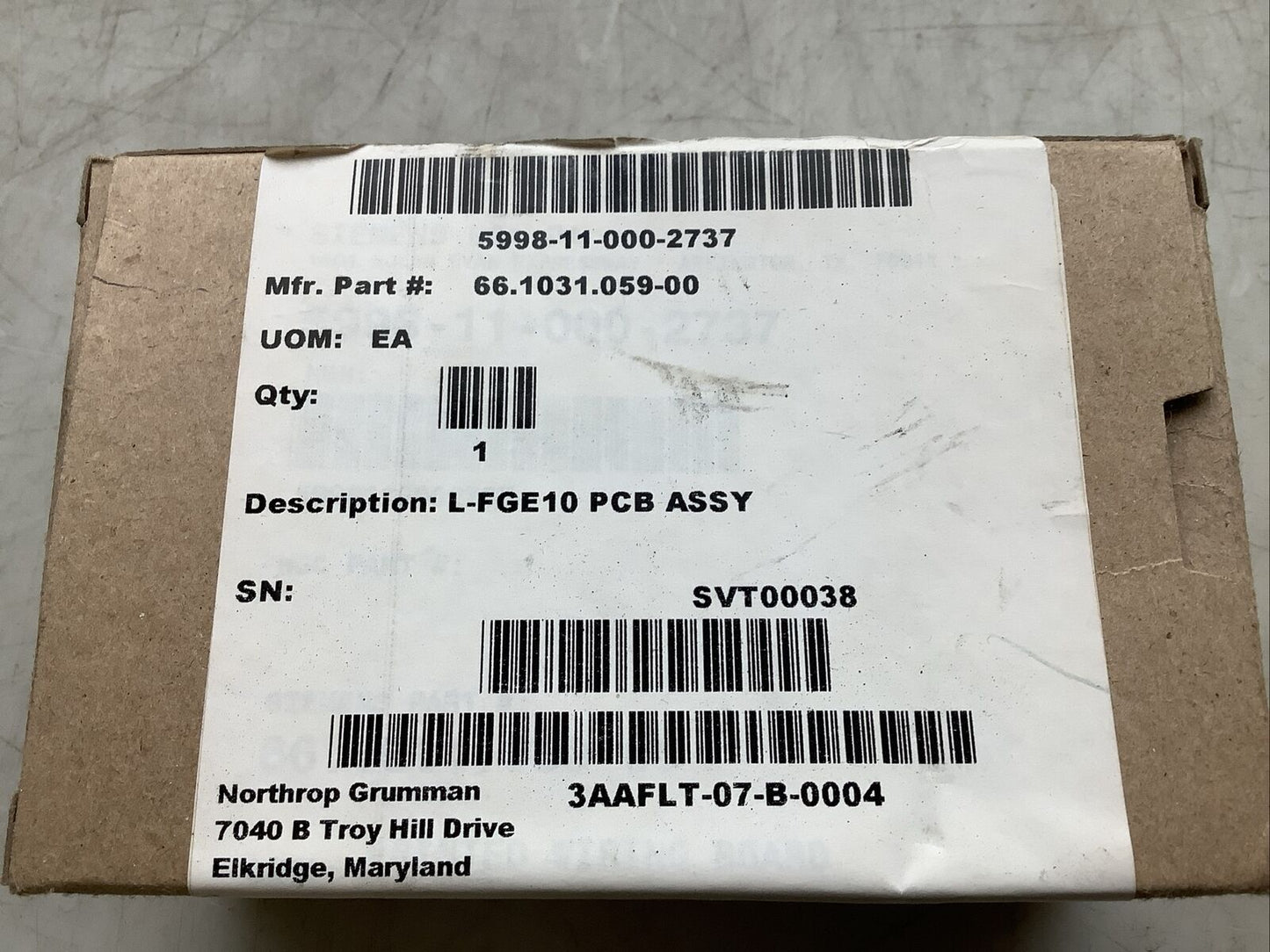 SIEMENS 66.1031.059-00 L-FGE 10 PCB ASSEMBLY U3S