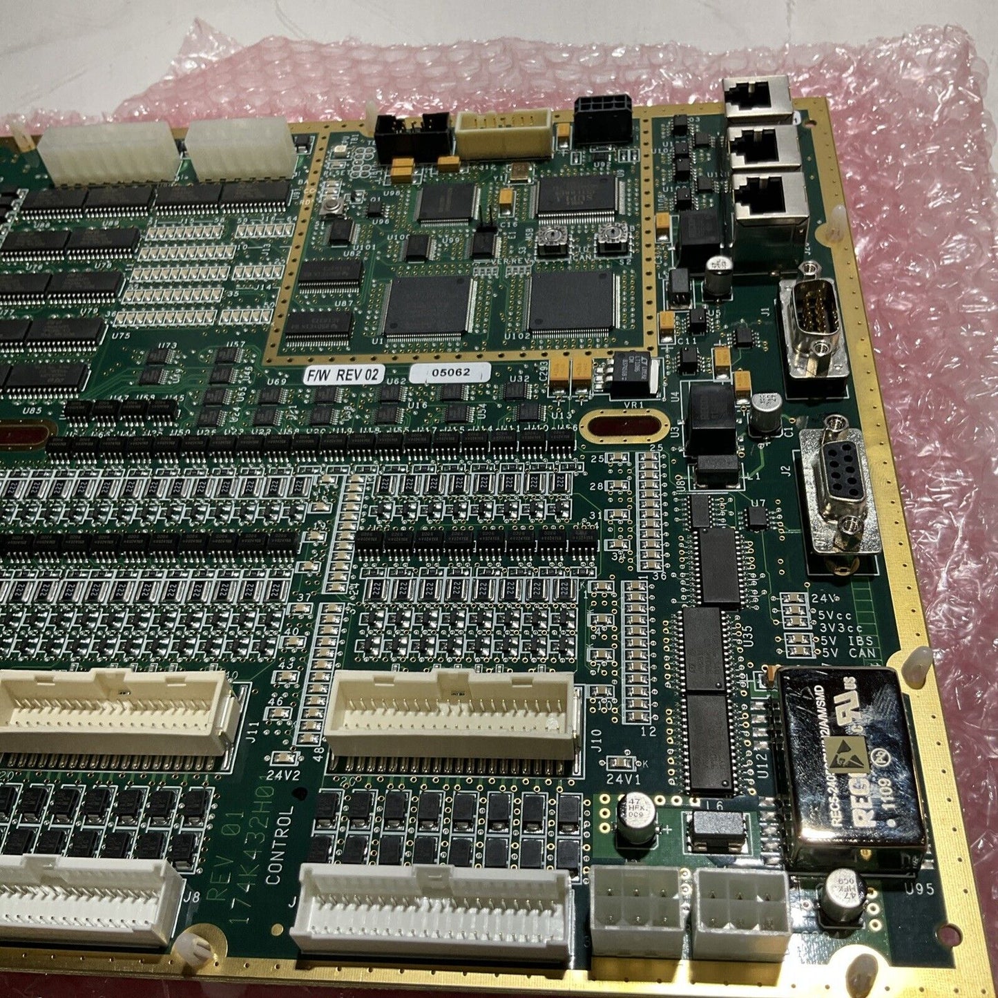 HANNSTAR 174K432H01 KMV-4 94V-O 0951 BOAR ASSEMBLY CONTROL PROGRAM LOT OF 2 U3S