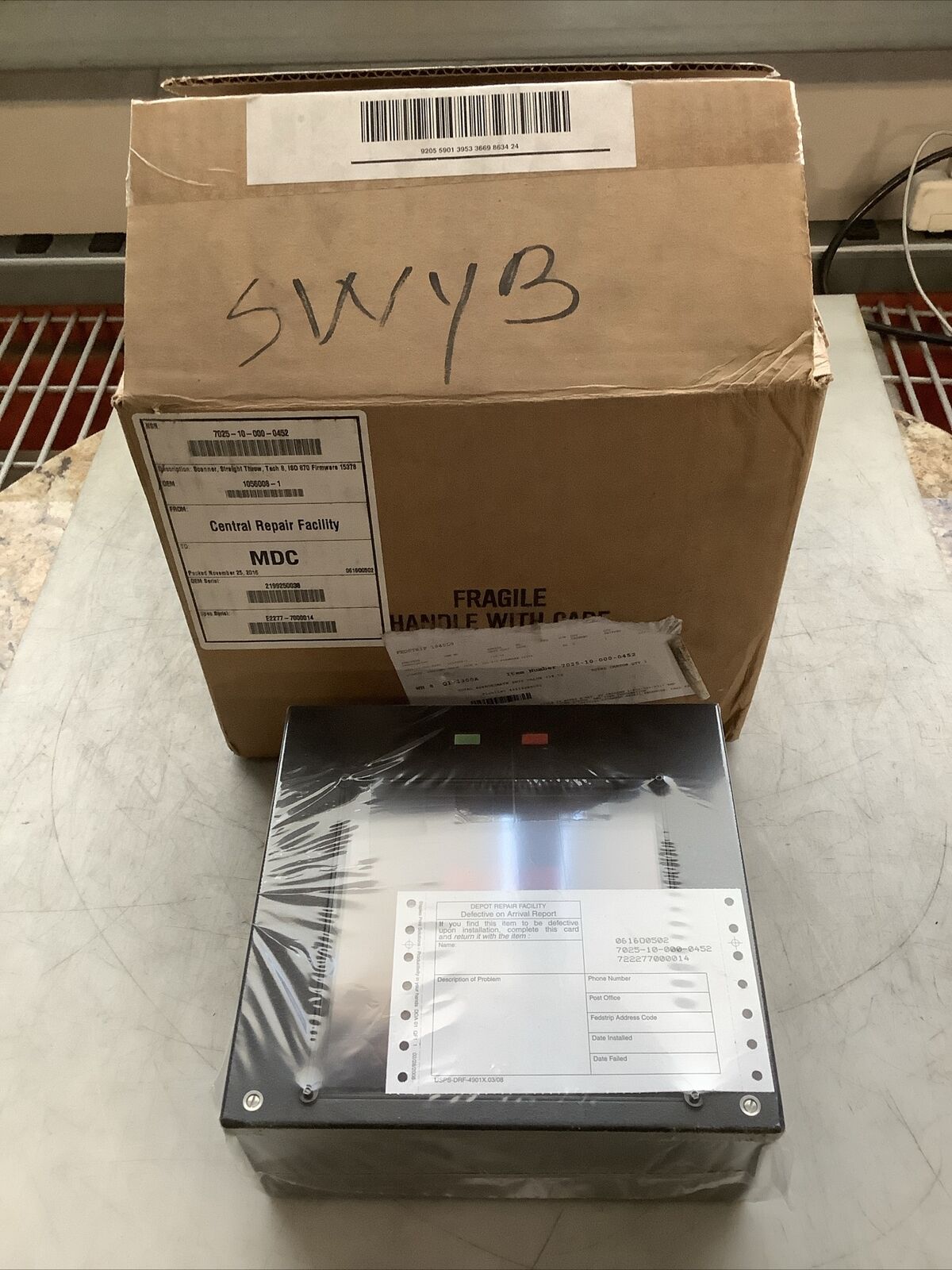 METROLOGIC IS870-1T TECH 8 INDUSTRIAL BARCODE SCANNNER U3S