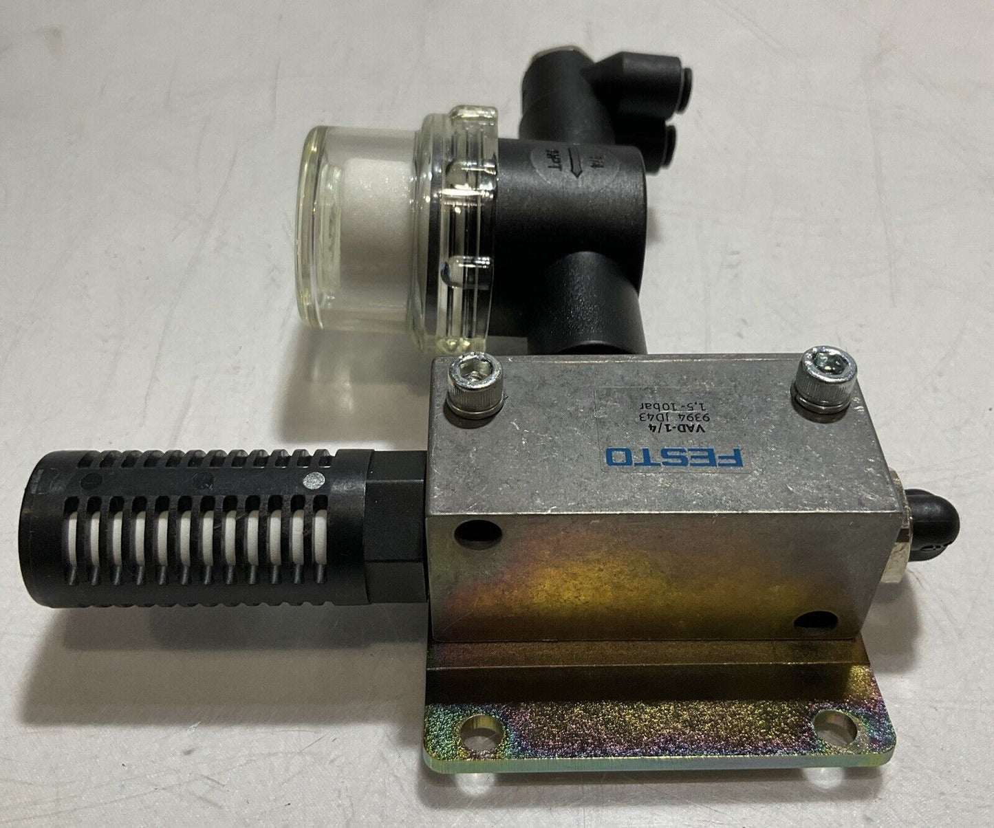 PIAB PPSF.25-X10 VACUUM FILTER ASSEMBLY REPLACEMENT ELEMENT LOT OF 2 U3S